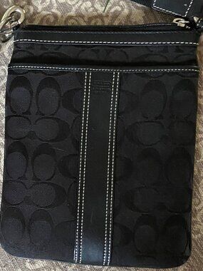 Black Coach Crossbody Purse